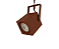 Spot para Perfilado e Trilho para Dicroica 7,5x7,5cm Marrom GSG SP65 - Imagem 1