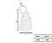 Spot para Perfilado Cônico para Dicroica 9x7cm Branco GSG SP70 - Imagem 2