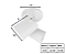 Spot Sobrepor Redondo Duplo para Dicroica 8x12x6,5cm Branco GSG SP82 - Imagem 2