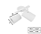Spot Sobrepor Redondo Duplo para PAR20 9x25cm Branco GSG SP85 - Imagem 2