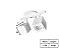 Spot Sobrepor Quadrado Duplo para Dicroica 7x25cm Branco GSG SP88 - Imagem 2
