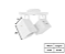 Spot Sobrepor Quadrado Duplo para PAR20 9x25cm Branco GSG SP91 - Imagem 2