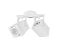 Spot Sobrepor Quadrado Duplo para PAR20 9x25cm Branco GSG SP91 - Imagem 1