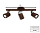 Trilho com Três Spots Redondos para Dicroica 45cm Marrom GSG SP107 - Imagem 2