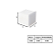 Balizador de Embutir No Frame Quadrado LED 5x5cm Branco GSG BZ07 - Imagem 3