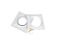 Spot de Embutir Recuado Quadrado para PAR20 14x14cm Branco SP136 - Imagem 3