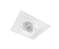 Spot de Embutir Recuado Quadrado para PAR20 14x14cm Branco SP136 - Imagem 1