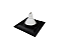 Spot de Embutir Recuado Quadrado para AR70 14x14cm Preto SP138 - Imagem 3
