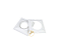 Spot de Embutir Recuado Quadrado para AR70 14x14cm Branco SP139 - Imagem 3