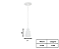 Pendente Cone 1xGU10 9x7cm Alumínio Branco GSG PD21 - Imagem 3