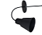 Pendente Cone 1xE27 12x8,5cm Alumínio Preto GSG PD23 - Imagem 2