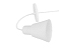 Pendente Cone 1xE27 12x8,5cm Alumínio Branco GSG PD24 - Imagem 2