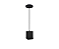 Pendente Tubo 1xE27 12,5x9cm Alumínio Preto GSG PD26 - Imagem 1