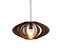 Pendente 1xE27 33x44cm Madeira Marrom GSG PD53 - Imagem 1