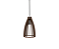Pendente 1xE27 25x15cm Madeira Marrom GSG PD57 - Imagem 1