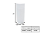 Poste Balizador 1xE27 26x7,6x7,6cm Alumínio Branco GSG PB08 - Imagem 3