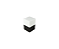 Mini Poste Balizador LED 110V 3000K 11,5x7,6x7,6cm Preto GSG PB16 - Imagem 1