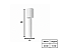 Poste Balizador 1xE27 40x13cm Alumínio Branco GSG PB44 - Imagem 2