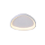 Plafon LED 54W 3000K 42cm Acrílico e Metal Branco Sindora QX05623 - Imagem 1