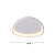Plafon LED 54W 3000K 42cm Acrílico e Metal Branco Sindora QX05623 - Imagem 2