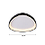 Plafon LED 78W 3000K 62cm Acrílico e Metal Preto Sindora QX05626 - Imagem 2