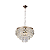 Pendente com Controle LED 66W 40cm Metal Dourado Sindora DCD02524 - Imagem 1