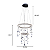 Pendente com Controle LED 88W 63x38cm Metal Cromado Sindora DCD02529 - Imagem 2
