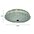 Plafon LED 120W 8x40cm Vidro e Metal Dourado Sindora DCX01622 - Imagem 2
