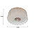 Plafon LED 45W 17x37cm Vidro e Metal Dourado Sindora DCX01620 - Imagem 2