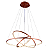 Pendente LED 90W 80x60x40cm Alumínio Rose Sindora DCD015080 - Imagem 1