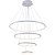 Pendente LED 125W 80x20cm Alumínio Branco Sindora DCD03111 - Imagem 1