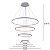 Pendente LED 125W 80x20cm Alumínio Cinza Sindora DCD03294 - Imagem 2
