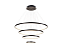 Pendente LED 126W 80x20cm Alumínio Preto Sindora QD05456 - Imagem 1