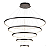 Pendente LED 188W 100x20cm Alumínio Preto Sindora QD05454 - Imagem 1