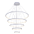 Pendente LED 188W 100x20cm Alumínio Branco Sindora DCD03110 - Imagem 1