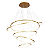 Pendente LED 200W 120x40cm Alumínio Preto Sindora DCD015069 - Imagem 1