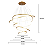 Pendente LED 200W 120x40cm Alumínio Preto Sindora DCD015069 - Imagem 2