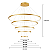 Pendente LED 190W 100x20cm Alumínio Preto Sindora QD05315 - Imagem 2