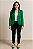 blazer verde forrado cetim - Imagem 1
