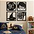 Kit 4 Quadros Decorativos HarryPotter MDF 20x20 Preto - Imagem 5