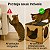 Brinquedo P/ Gatos Cubo Nicho Mdf 6mm C/ Carpete Arranhador - Imagem 5