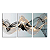 Trio de Quadros Decorativos - Abstrato Moderno Ondas - Imagem 4