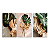Trio de Quadros Decorativos - Folhas Costela-de-Adão Botânico - Imagem 3