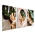 Trio de Quadros Decorativos - Folhas Costela-de-Adão Botânico - Imagem 2