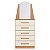Cômoda 5 Gavetas New Veneza Freijo / Off White - Albatroz - Imagem 4