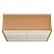 Cômoda Aparador Infinite Tampo De Vidro Off White / Freijo - Imagem 4