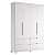 Guarda Roupa  4 Portas Doble Branco - Albatroz - Imagem 1