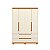 Guarda Roupa  4 Portas Doble Cinamomo / Off White - Albatroz - Imagem 3