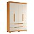 Guarda Roupa  4 Portas Doble Cinamomo / Off White - Albatroz - Imagem 1