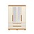 Guarda Roupa  4 Portas Doble Cinamomo / Off White - Albatroz - Imagem 3